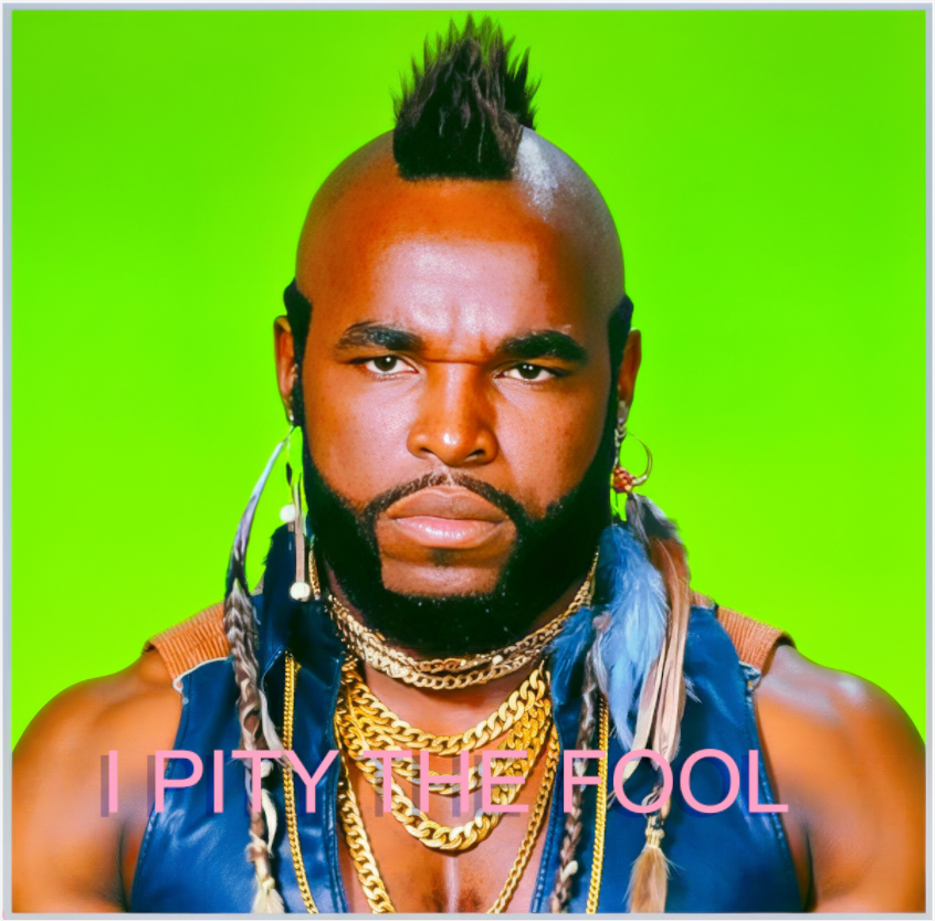 Main image Roberto Rabanne, I Pity The Fool, 2000