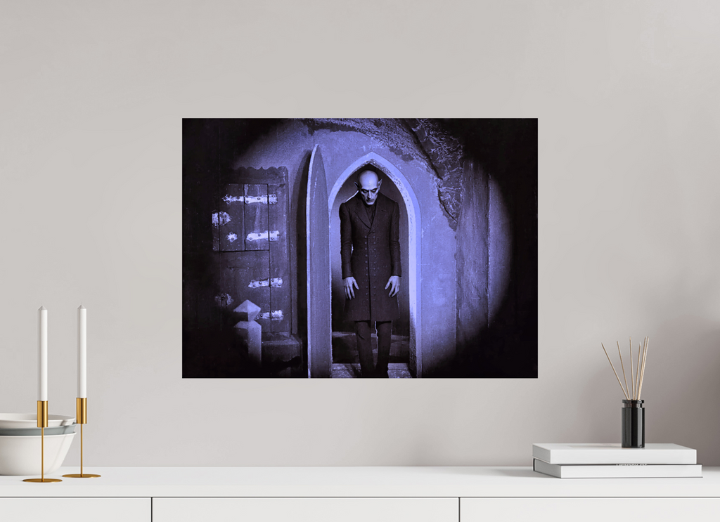21.9 x 16″, WW ALUM Nosferatu awaits