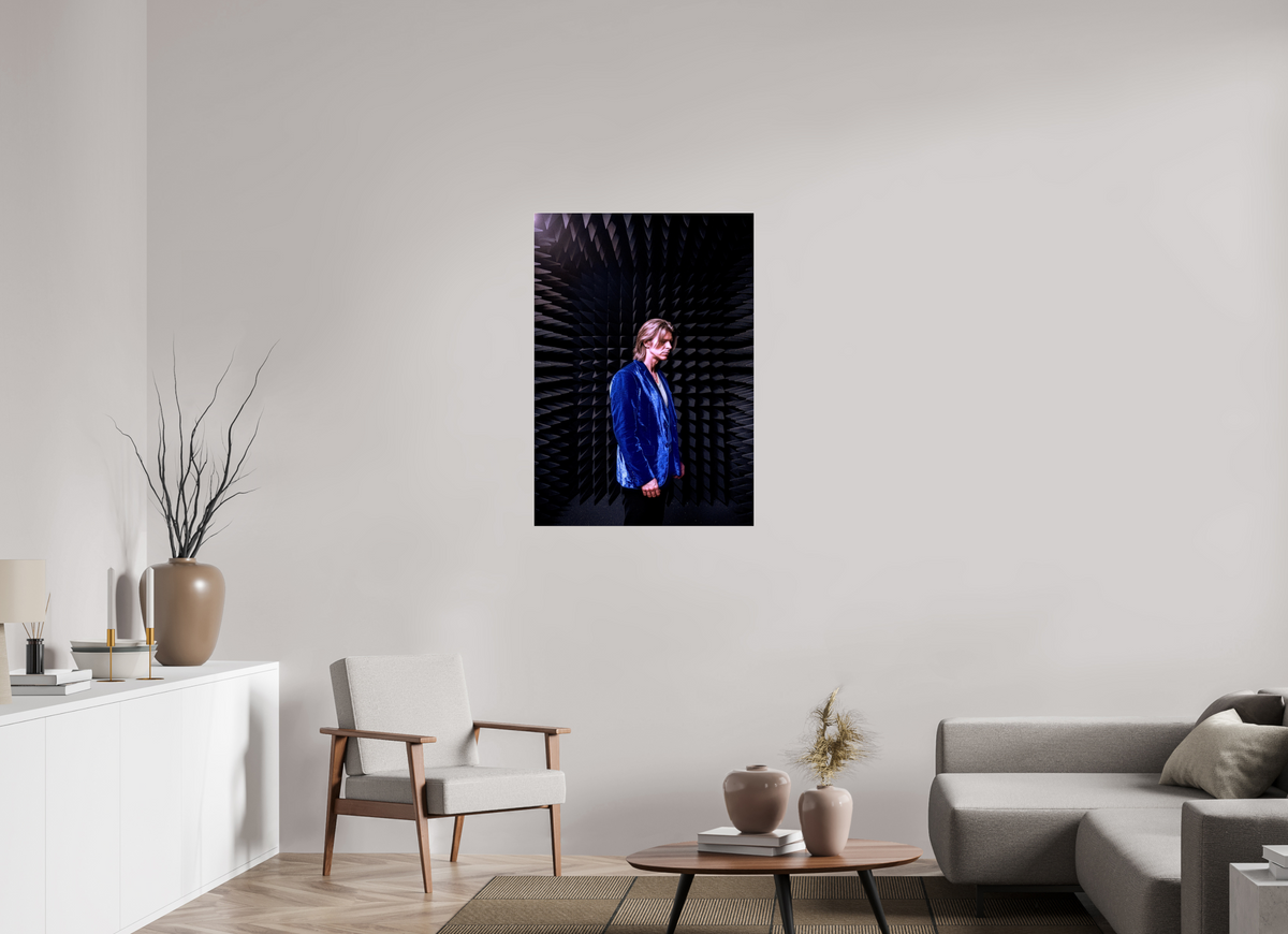 28 x 39.9″, Photo Print Under Acrylic Glass David Bowie anechoic chamber