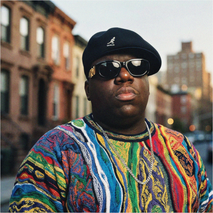 Main image Biggie Smalls, Brooklyn 1994.
