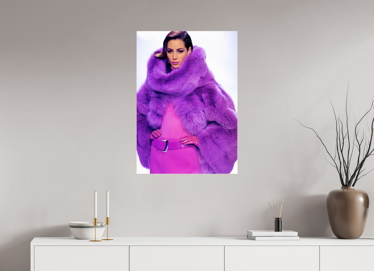 ISO A1 (59,4 x 84,1 cm), Complete Claude Montana A/A Haute Coutre, Christy Turlington, Paris 1992