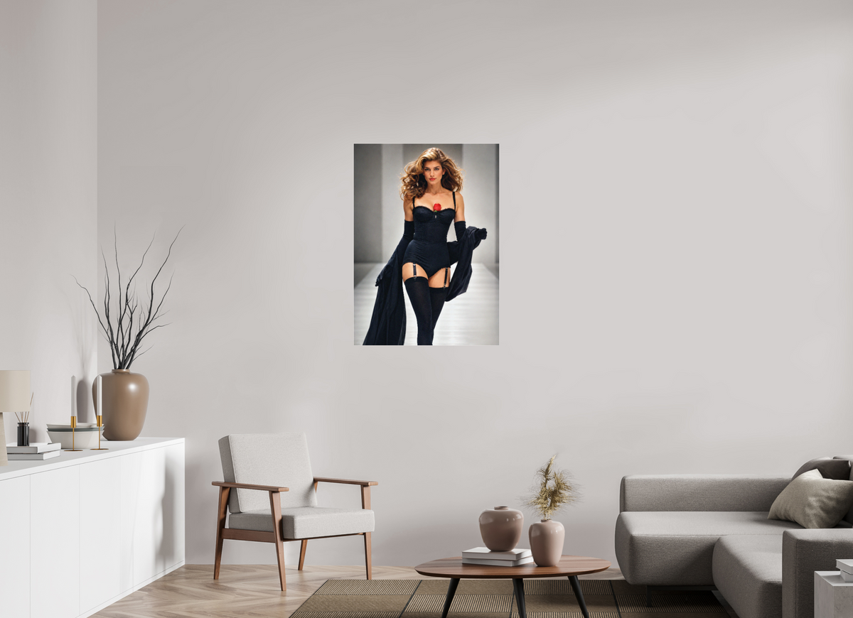 28 x 38.8″, Complete Dolce & Gabanna S/S Cindy Crawford, Milano 1992