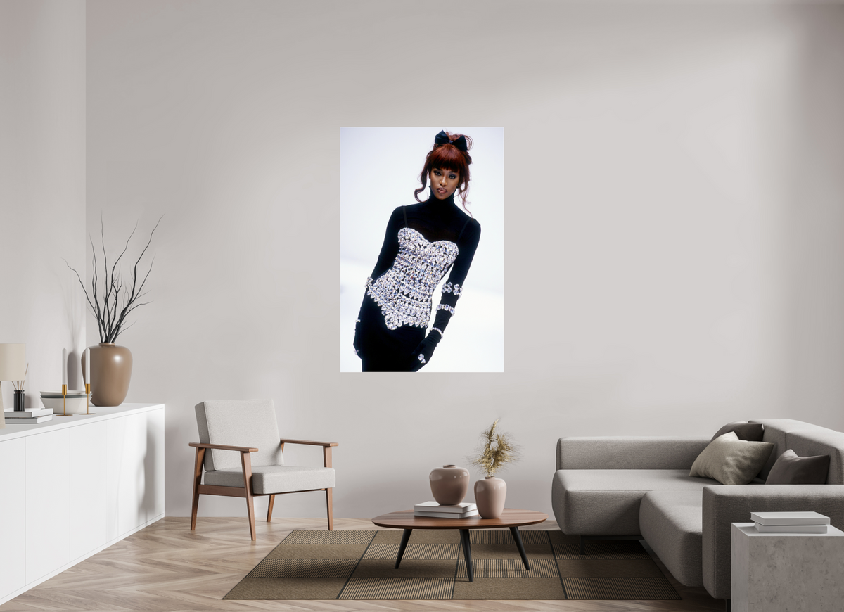 40 x 60″, Complete Dolce & Gabanna A/W Naomi Campbell, Milano 1992