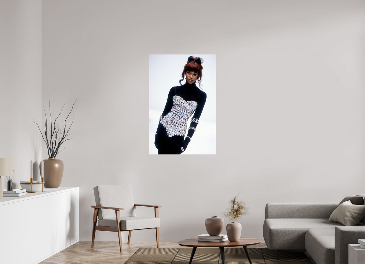 30 x 45″, Complete Dolce & Gabanna A/W Naomi Campbell, Milano 1992