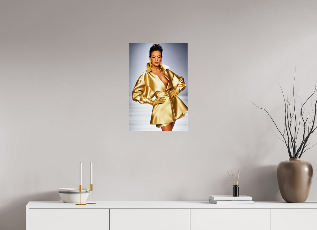 16 x 24″, Complete Claude Montana for Lanvin S/S Haute Couture, Cynthia de Antonio. Paris 1991
