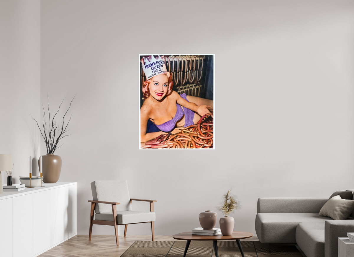 35 x 44.1″, Complete Francesca Gerardi, 1952 Frankfurter Queen
