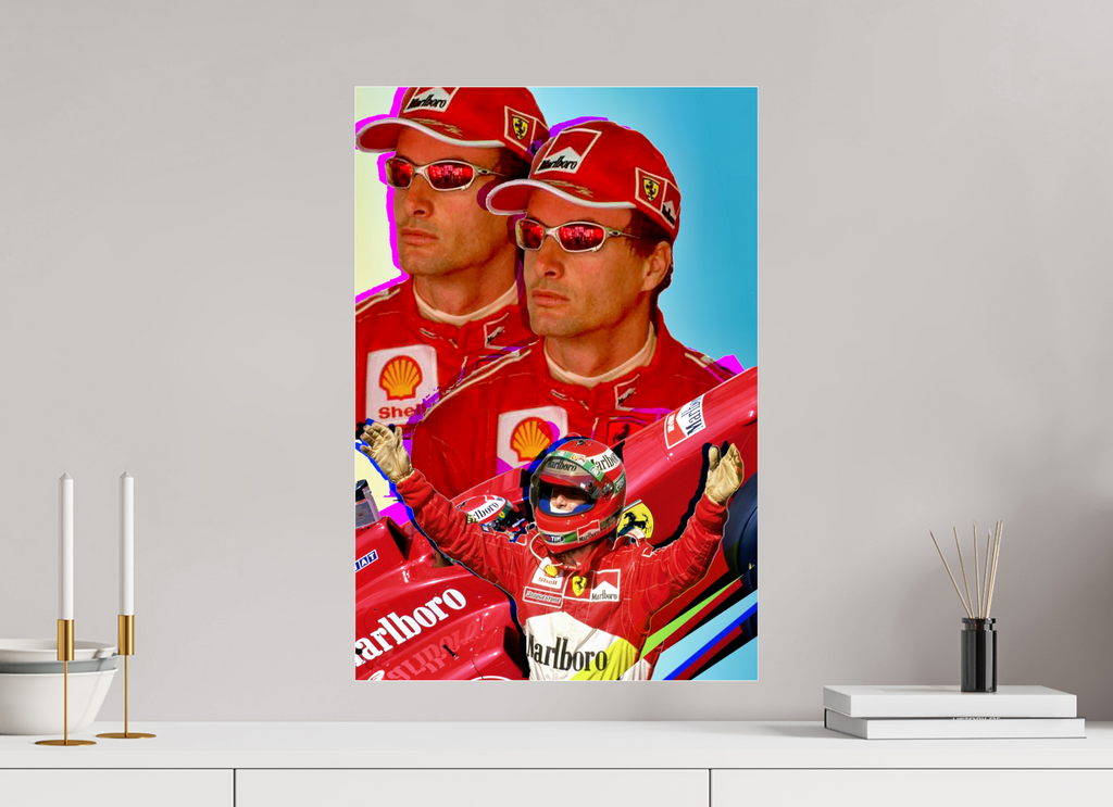 16 x 23.6″, Complete Roberto Rabanne, Eddie Irvine 1999