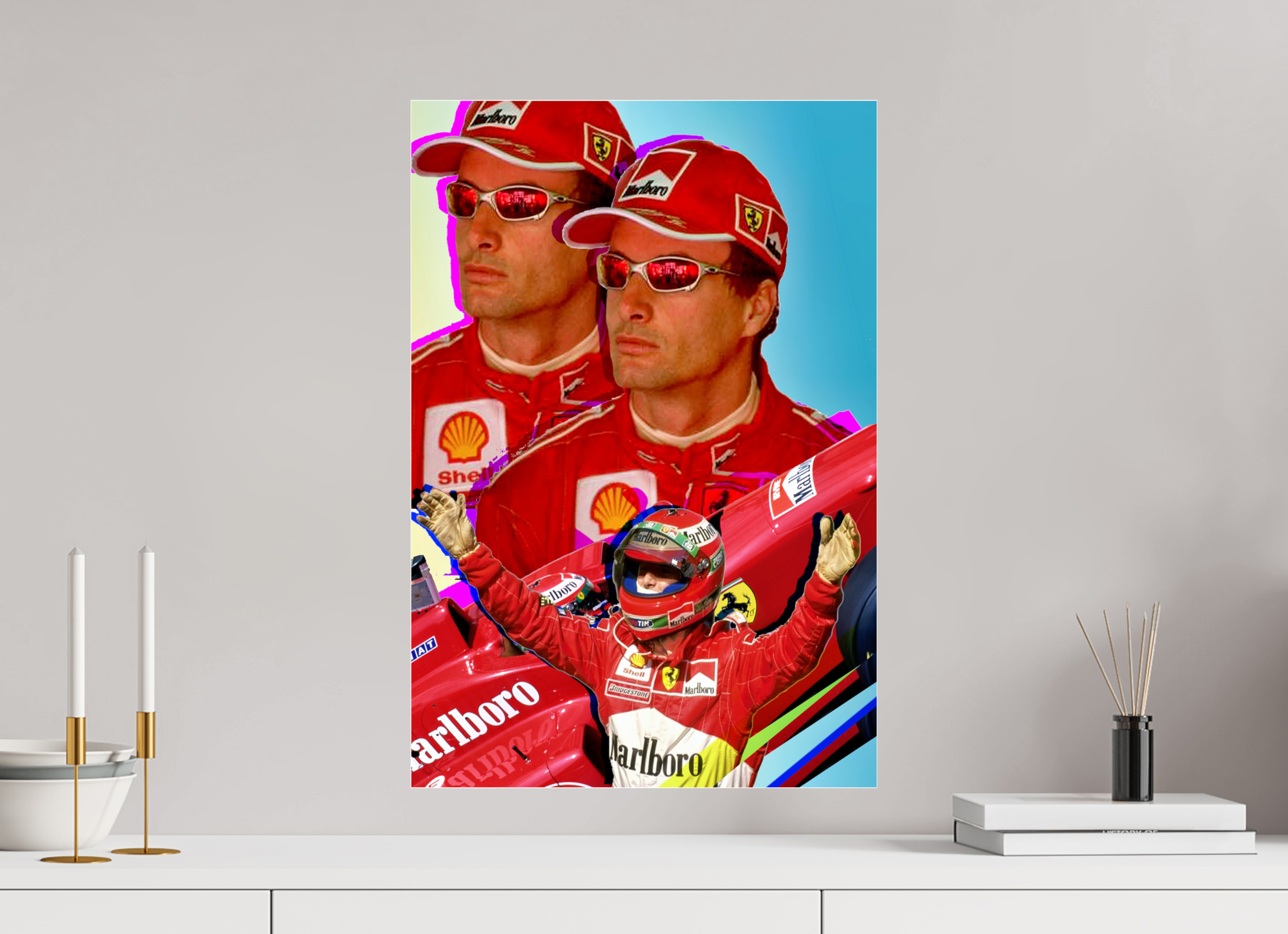 16 x 23.6″, Complete Roberto Rabanne, Eddie Irvine 1999