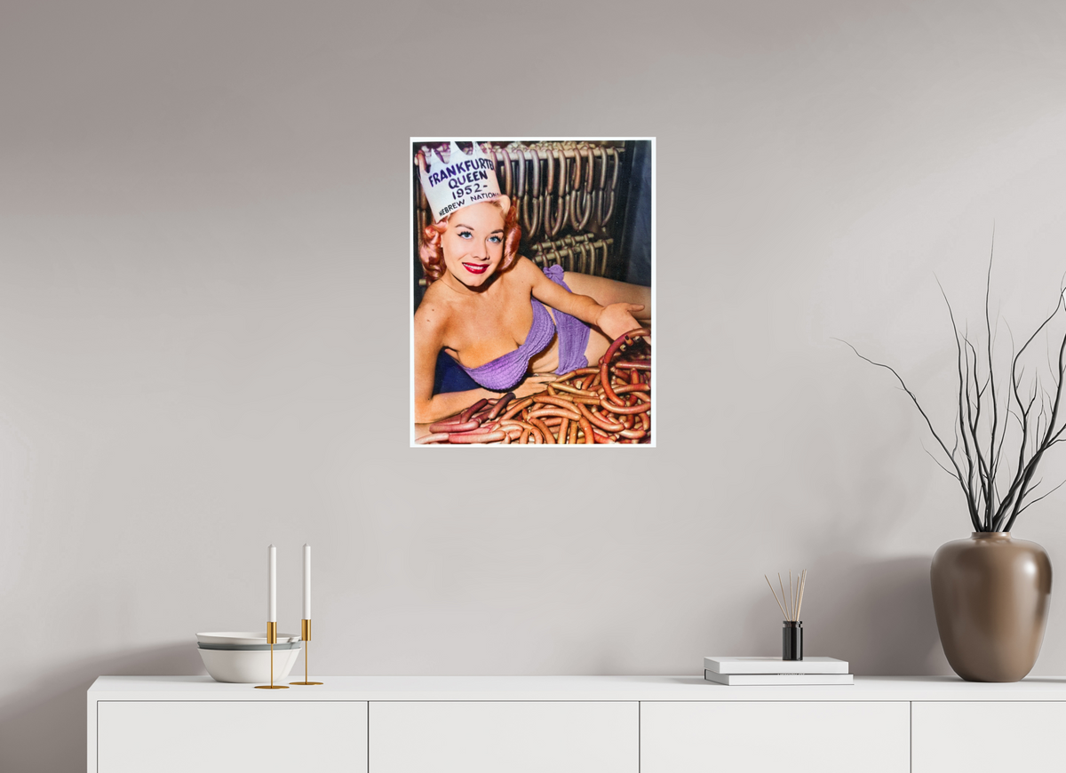 20 x 25.2″, Complete Francesca Gerardi, 1952 Frankfurter Queen