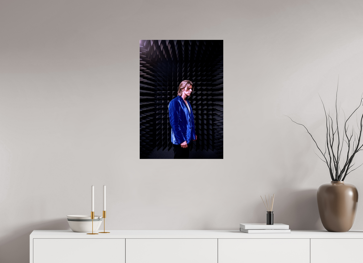 20 x 28.5″, Photo Print Under Acrylic Glass David Bowie anechoic chamber