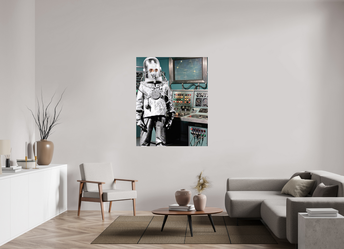 43 x 53.7″, WW ALUM Robot Atomic Laboratory