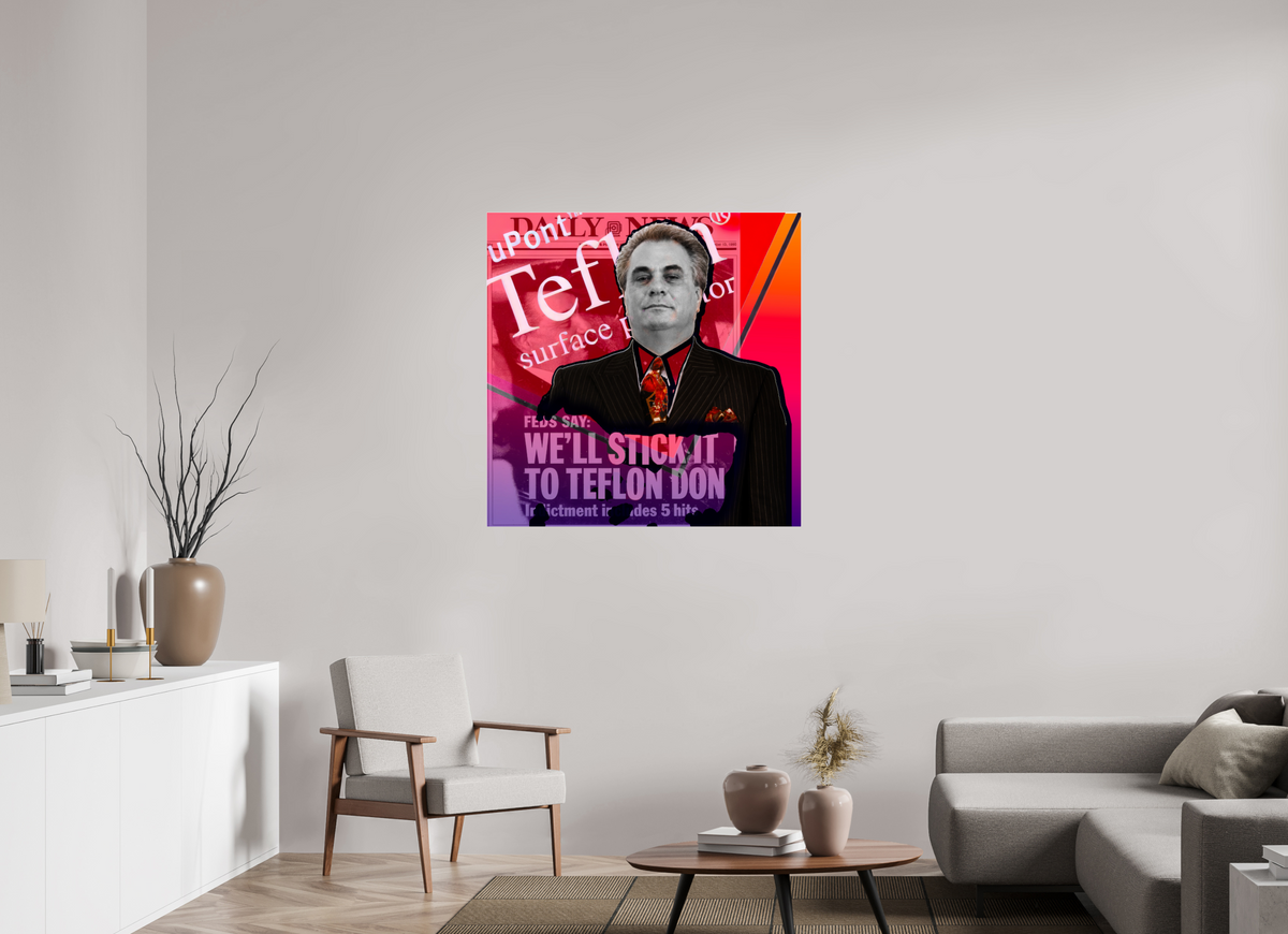 40 x 40″, Complete The Teflon Don, New York 1999