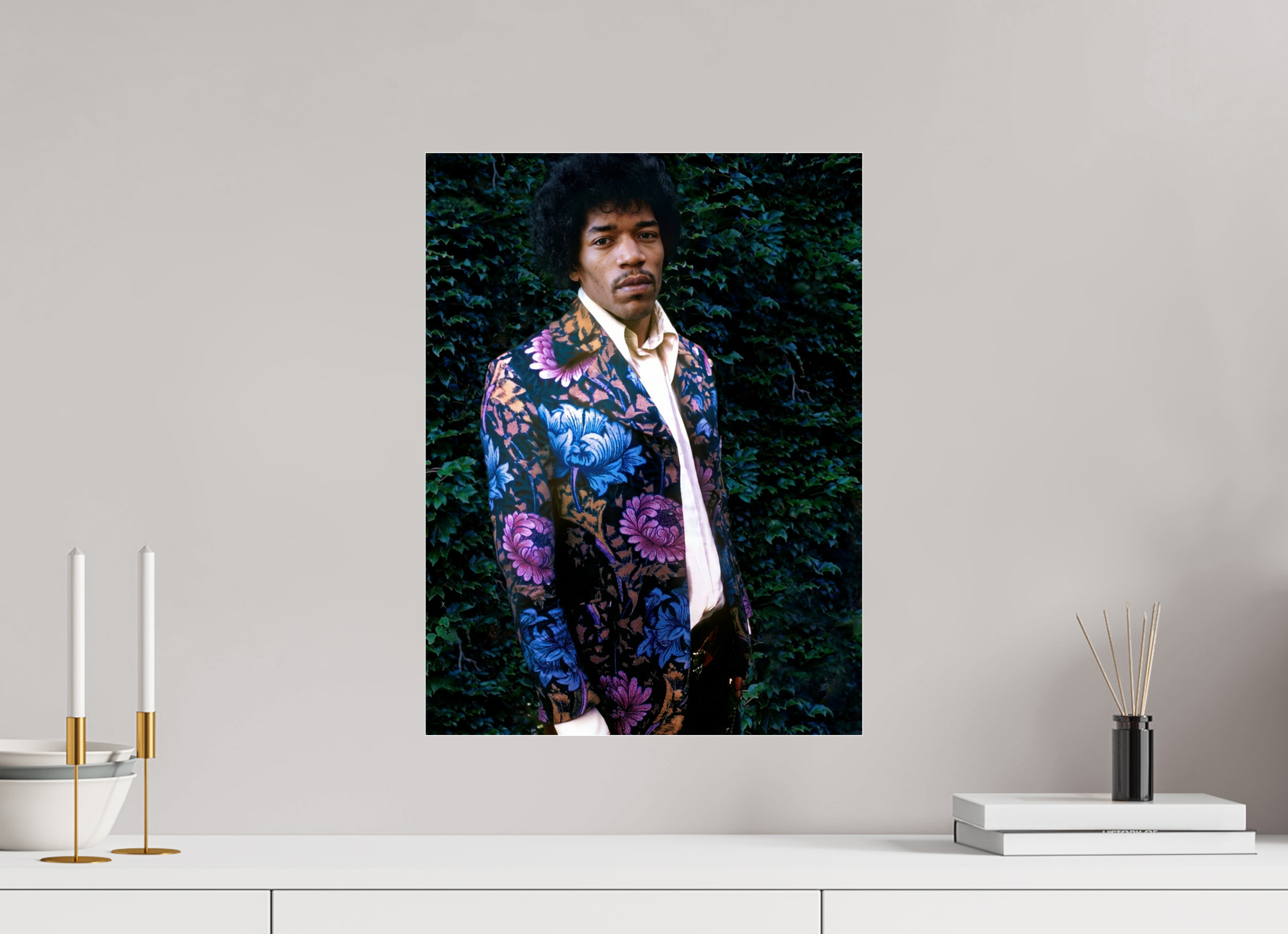 15 x 20″, Complete Jimi Hendrix, London, 1968.