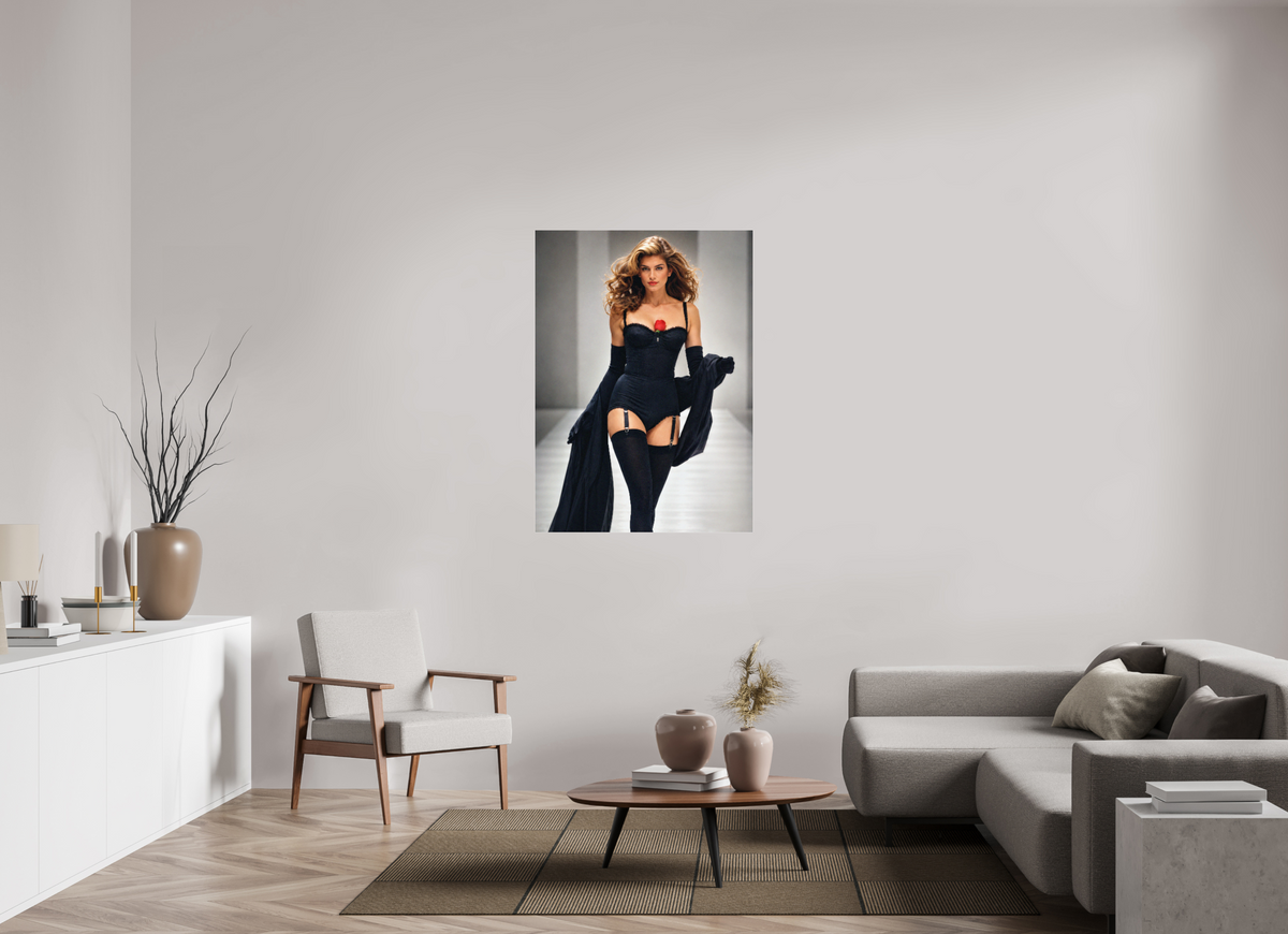 35 x 48.5″, Complete Dolce & Gabanna S/S Cindy Crawford, Milano 1992