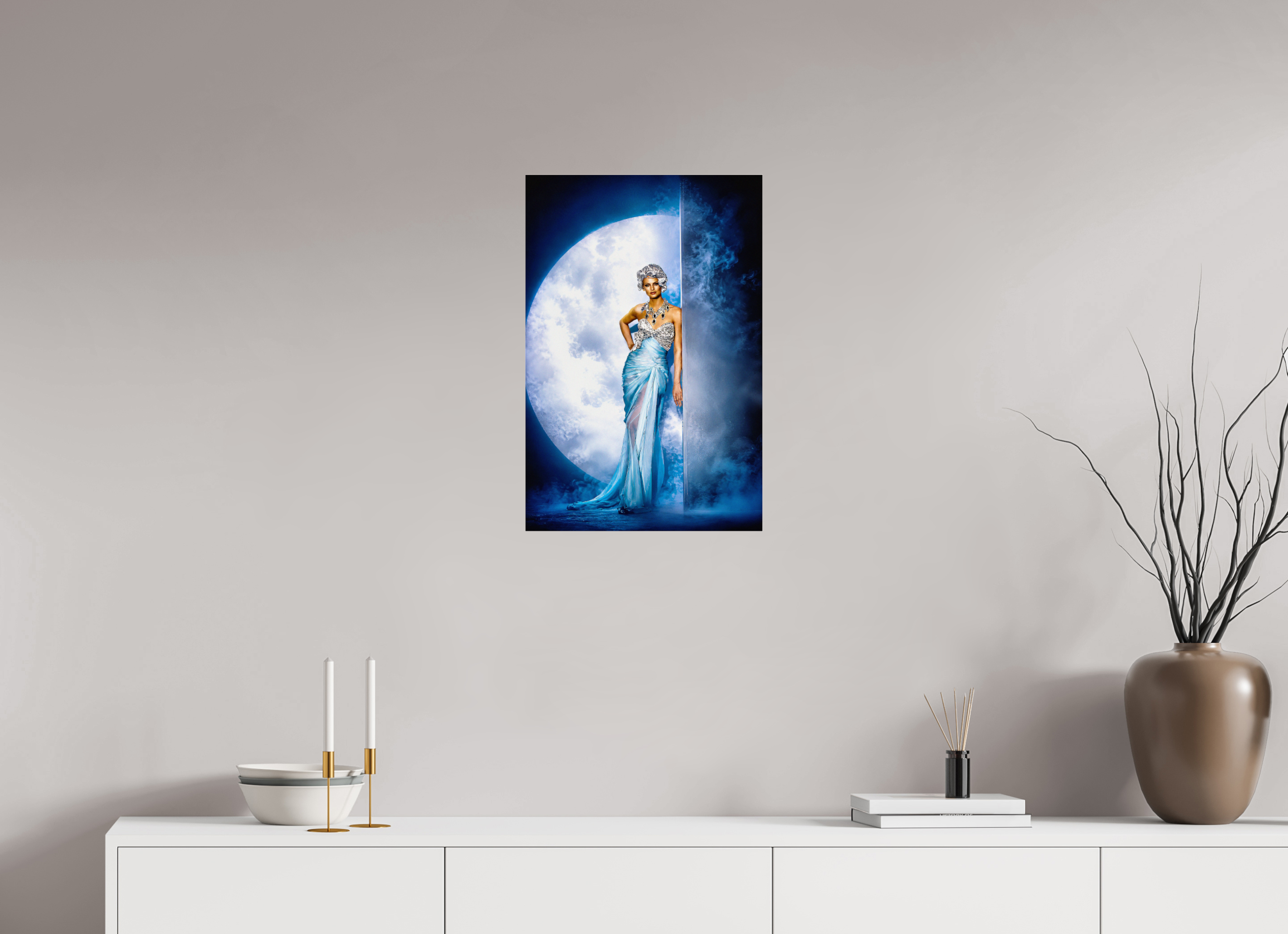 16 x 24″, Complete Thierry Mugler Haute Couture, Linda Evangelista, Cirque d' Hiver, Paris 1995