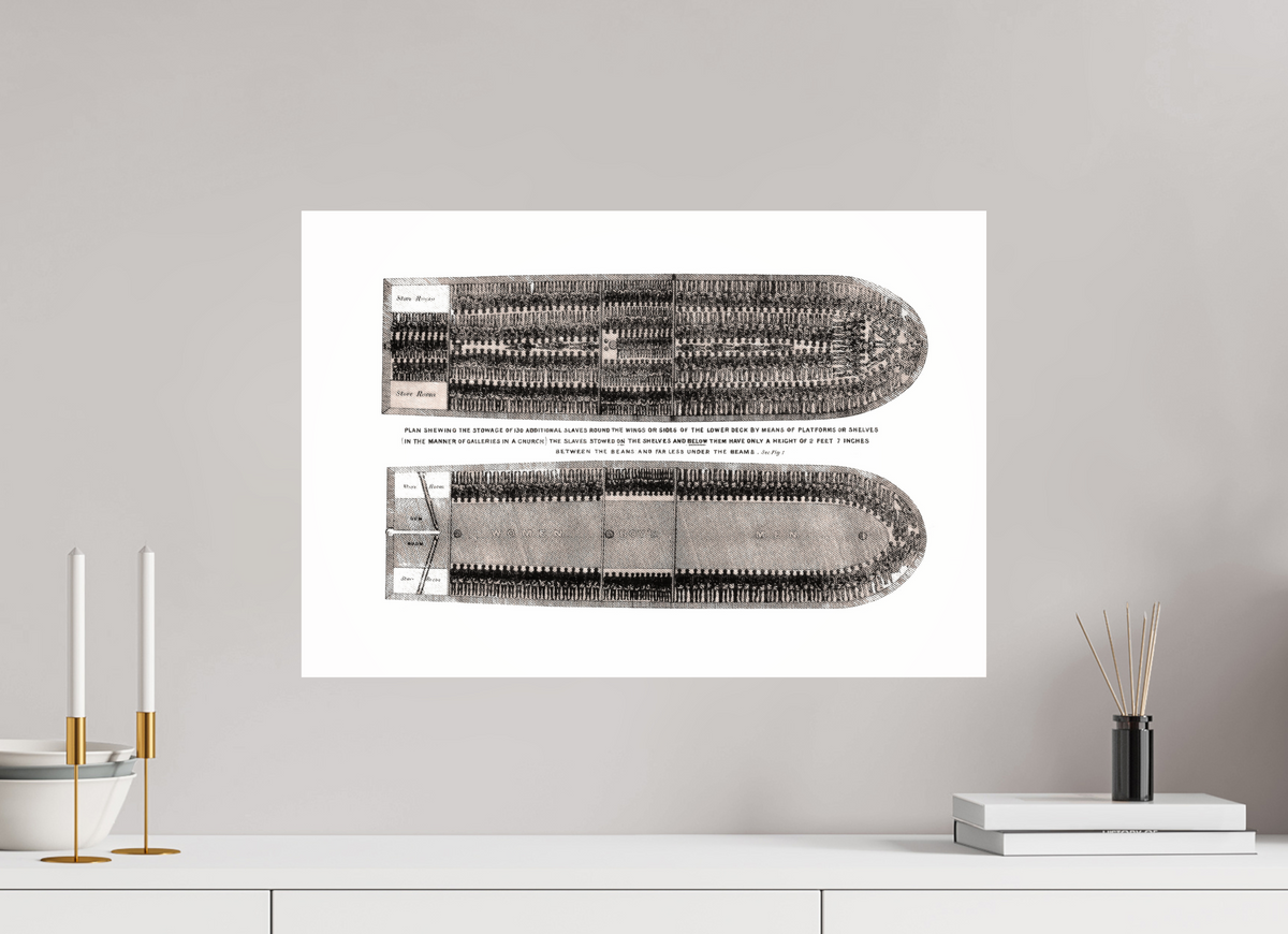 23.5 x 16″, Photo Print Under Acrylic Glass The Middle Passage, 1999