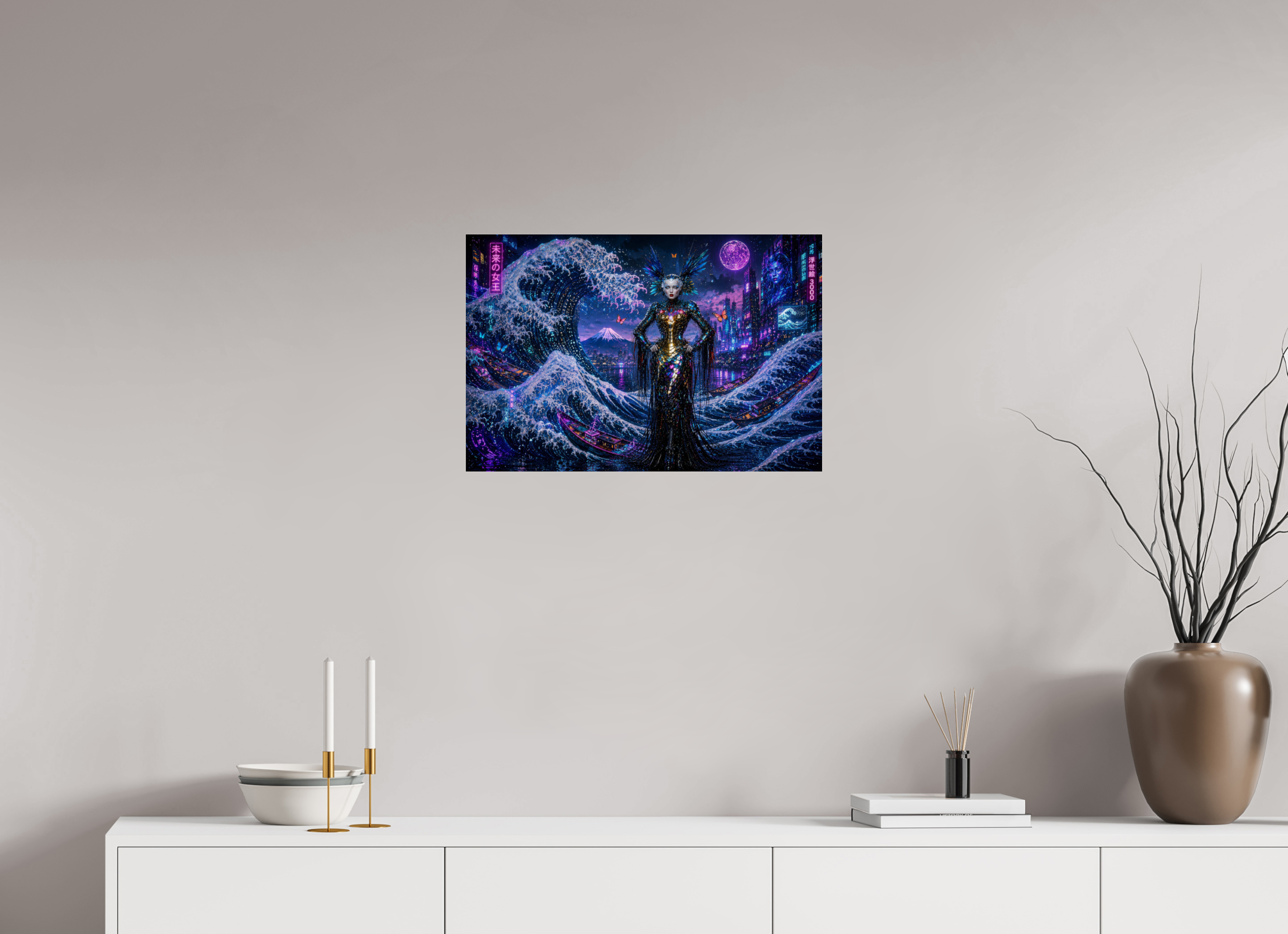 24 x 16″, Complete Rahul Dutta, La Chimere Rising 1