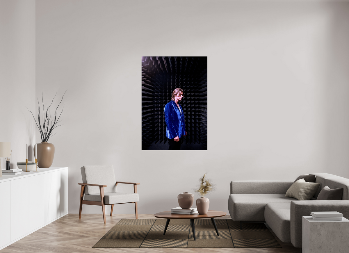 39 x 55.6″, Photo Print Under Acrylic Glass David Bowie anechoic chamber