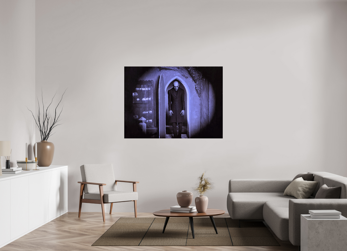 58.7 x 43″, WW ALUM Nosferatu awaits