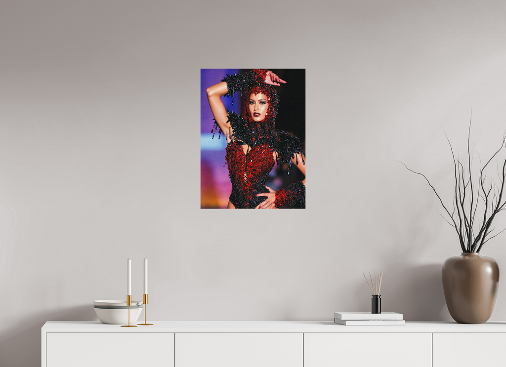 18 x 24″, WW ALUM Thierry Mugler A/W, Yasmeen Ghauri, Paris 1992