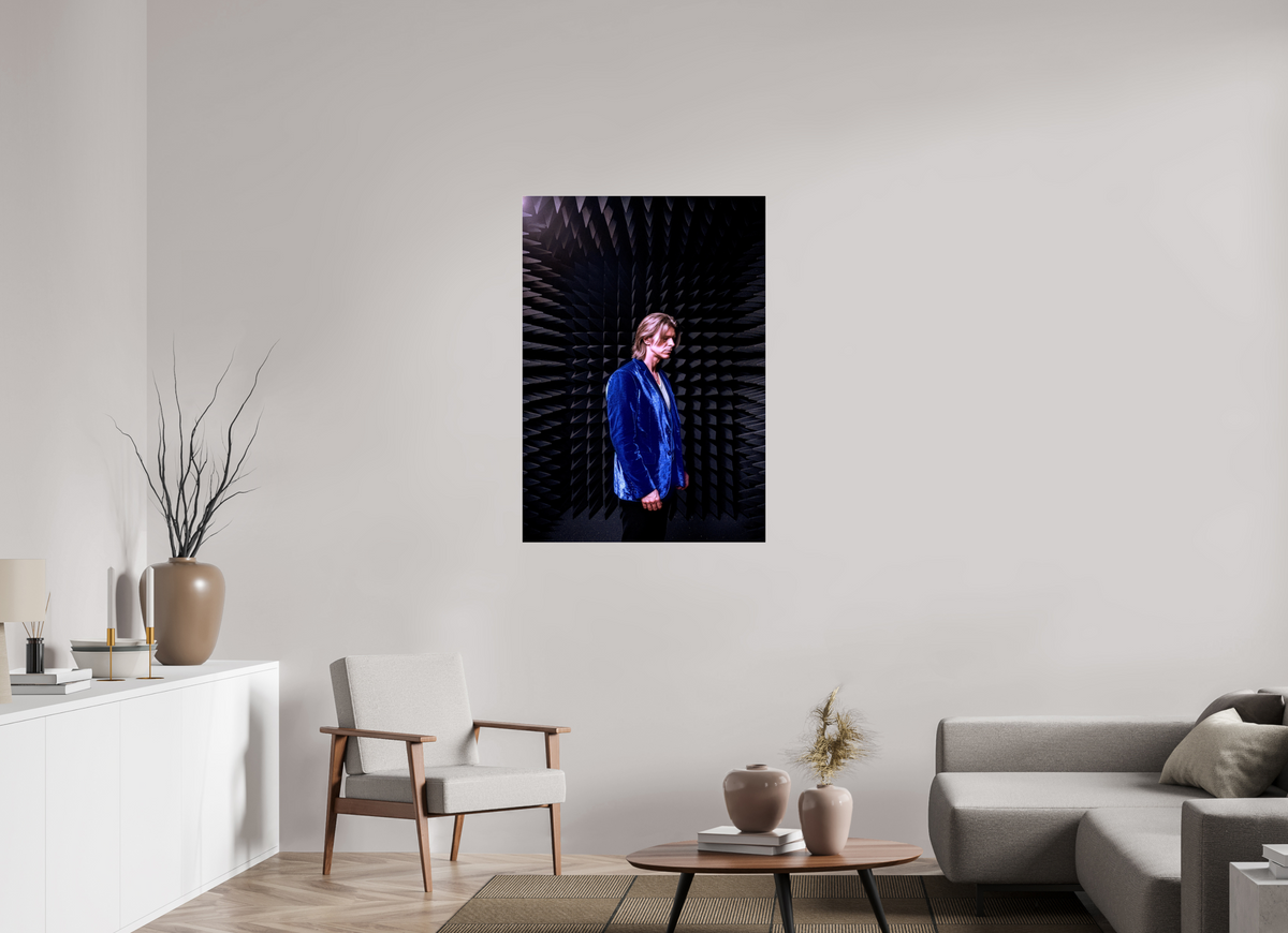31 x 44.2″, Photo Print Under Acrylic Glass David Bowie anechoic chamber