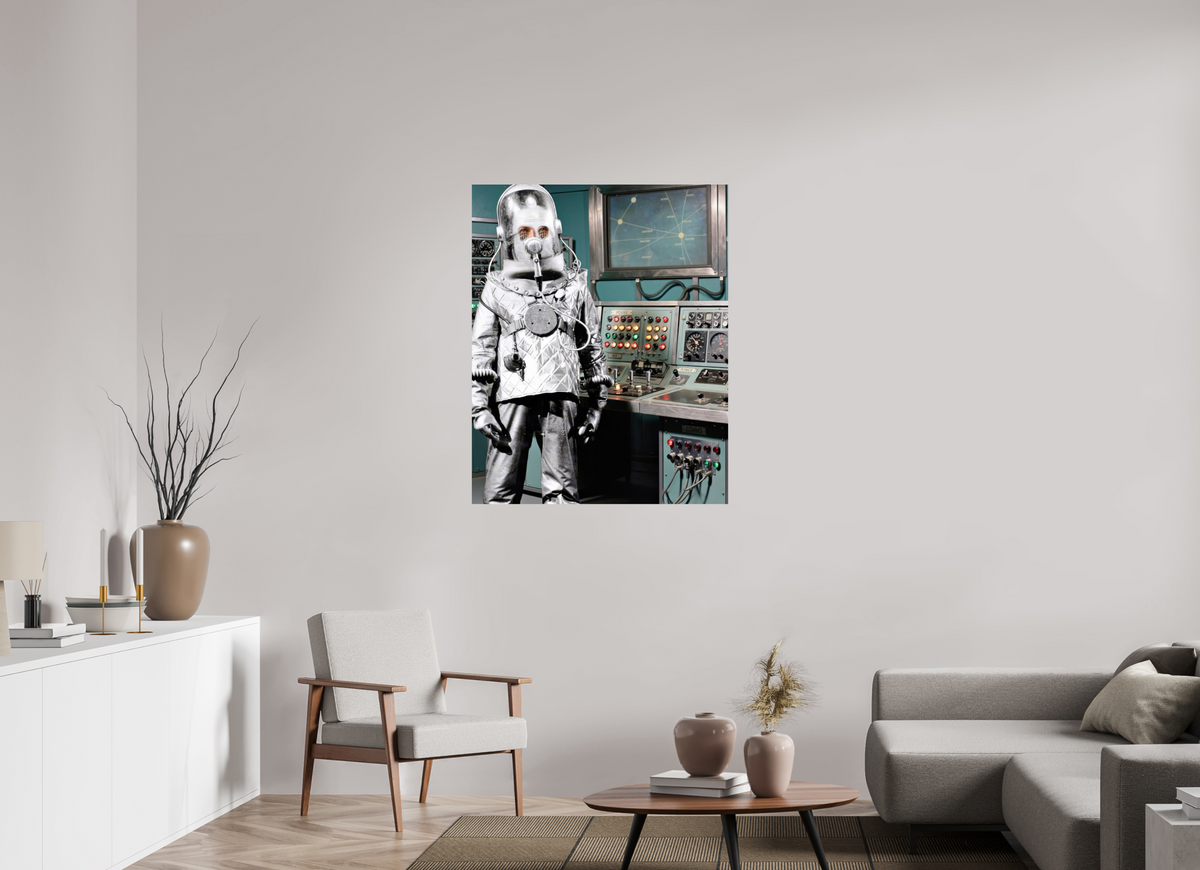 35 x 43.7″, WW ALUM Robot Atomic Laboratory