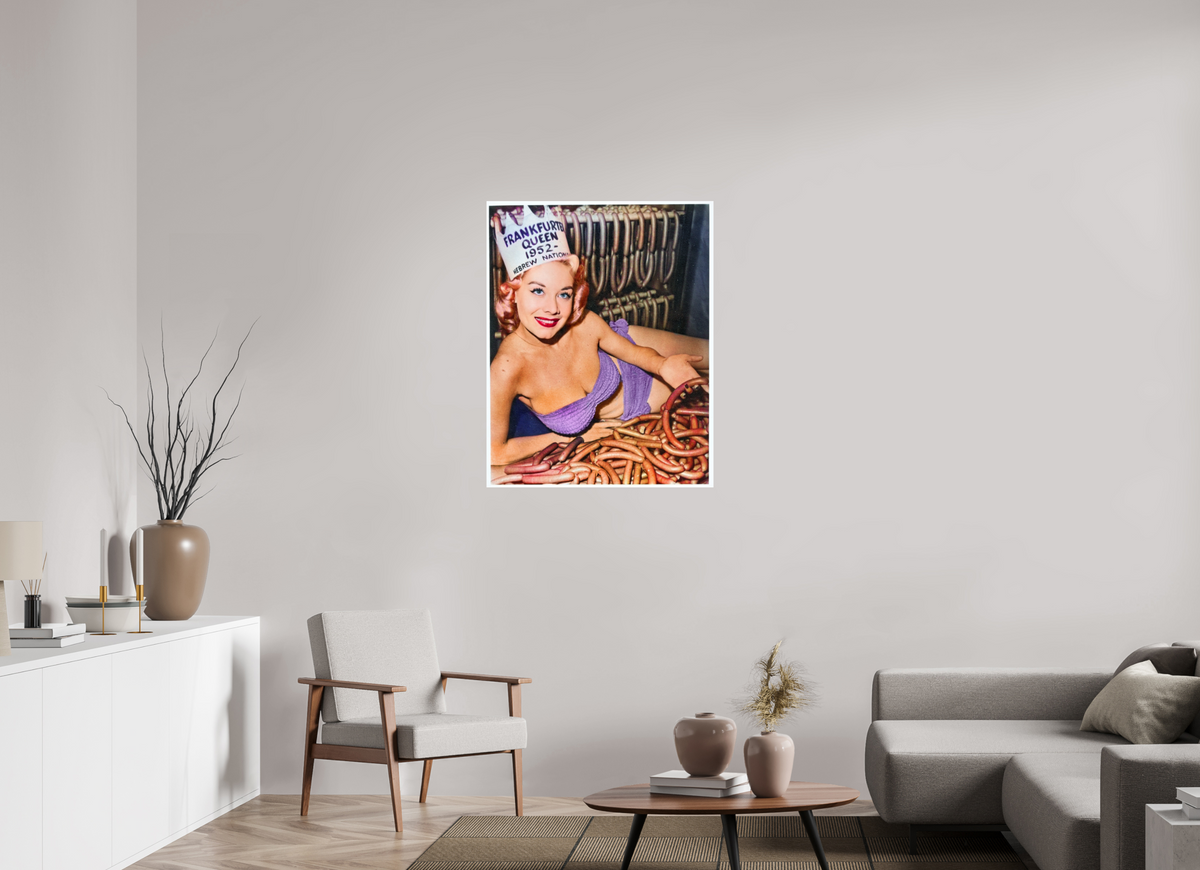 31 x 39.1″, Complete Francesca Gerardi, 1952 Frankfurter Queen