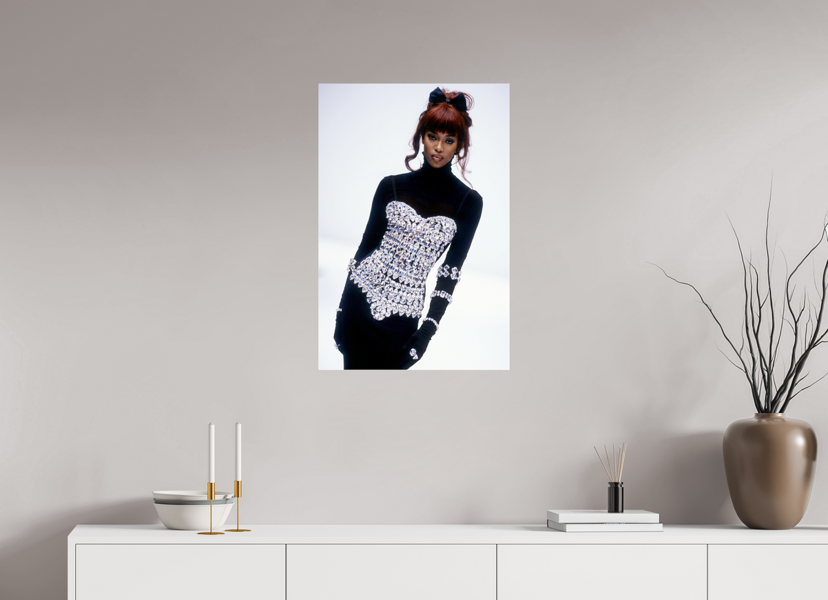 20 x 30″, Complete Dolce & Gabanna A/W Naomi Campbell, Milano 1992