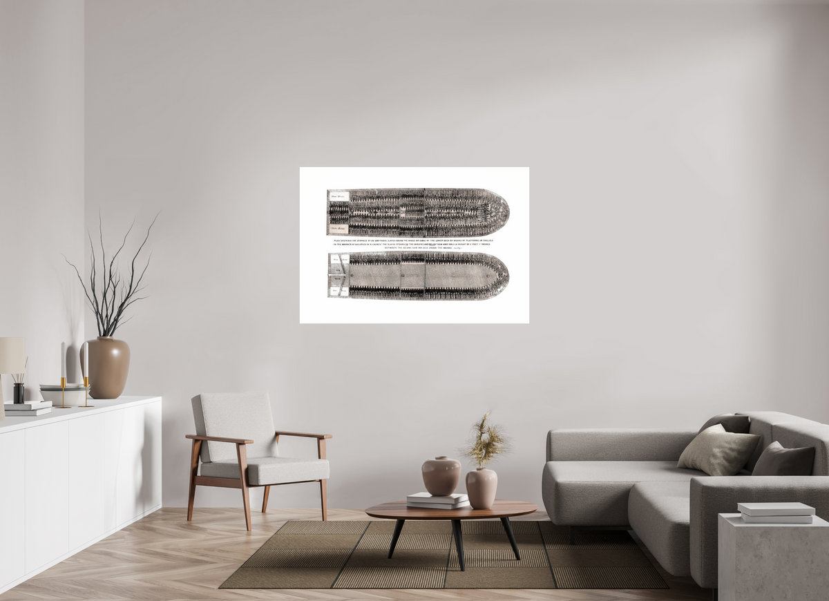 57.2 x 39″, Photo Print Under Acrylic Glass The Middle Passage, 1999