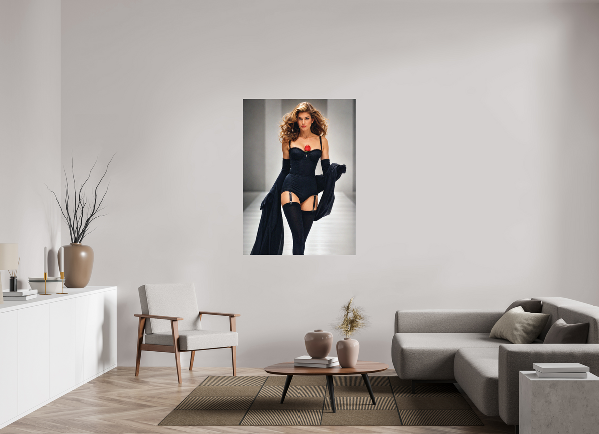 39 x 54.1″, Complete Dolce & Gabanna S/S Cindy Crawford, Milano 1992