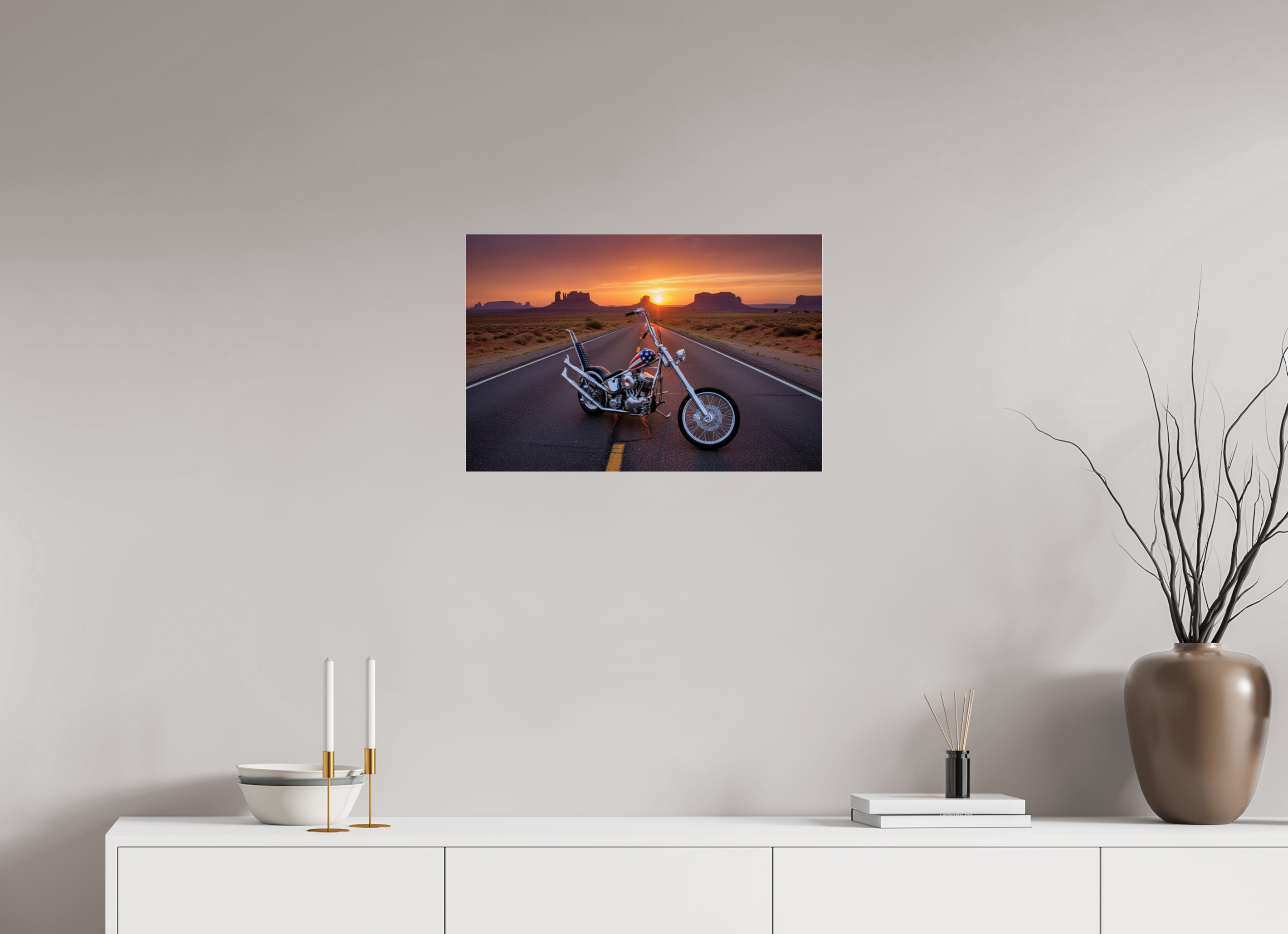 24 x 16″, Complete Roberto Rabanne, Easy Rider, Las Cruces New Mexico