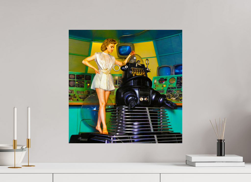 20 x 20″, WW ALUM Francesca Girardi, Robbie The Robot & Babe