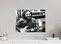 21.1 x 16″, WW CANVAS Jerry Garcia, Golden Gate Park 1974