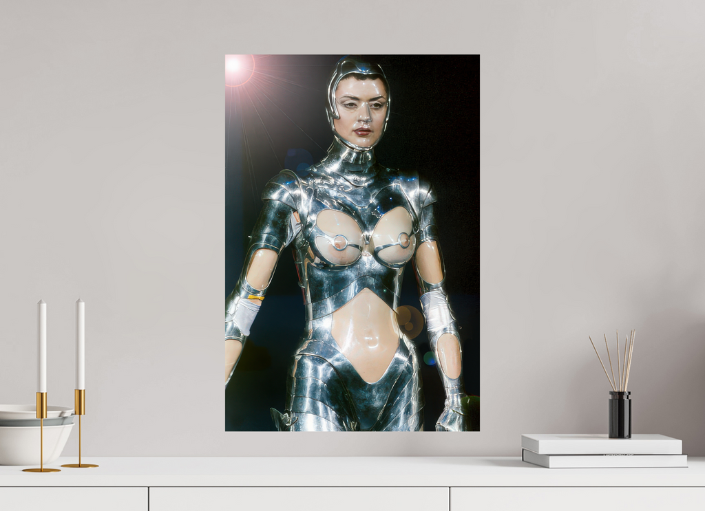 16 x 23.7″, WW ALUM Thierry Mugler Cyborg, Paris 1997